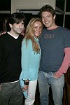  Jonathan Sherman,Caroline Berthet, & Jason Blum   at the after party for &quotFinding Neverland&quot at Savannah in Southampton on 8-29-04. photo by Rob Rich copyright 2004<br>516-676-3939<br>robwayne1@aol.com