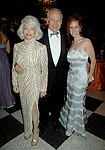 Lois and Buzz Aldrin and fashion designer Holly Kristen at the Rita Hayworth Alzheimer's Ball at the Warldorf Astoria  in Manhattan , N.Y. on October 5, 2004.<br>(photo by Rob Rich copyright 2004 516-676-3939)