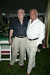 Dr. Bob Cancro and Marty Richards  at the  benefit for the NYU School of Medicine - Mental Illness Prevention Center hosted by Anna Anissimova at the Southampton residence of Denise Rich on August 14, 2004 at the Rich residence in Southampton, N.Y.<br>photo by Rob Rich copyright 2004 516-676-3939 robwayne1@aol.com