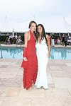 Anna Anissimova and Candice Levy at the  benefit for the NYU School of Medicine - Mental Illness Prevention Center hosted by Anna Anissimova at the Southampton residence of Denise Rich on August 14, 2004 at the Rich residence in Southampton, N.Y.<br>photo by Rob Rich copyright 2004 516-676-3939 robwayne1@aol.com