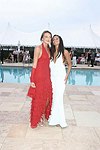 Anna Anissimova and Candice Levy at the  benefit for the NYU School of Medicine - Mental Illness Prevention Center hosted by Anna Anissimova at the Southampton residence of Denise Rich on August 14, 2004 at the Rich residence in Southampton, N.Y.<br>photo by Rob Rich copyright 2004 516-676-3939 robwayne1@aol.com