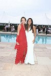 Anna Anissimova and Candice Levy at the  benefit for the NYU School of Medicine - Mental Illness Prevention Center hosted by Anna Anissimova at the Southampton residence of Denise Rich on August 14, 2004 at the Rich residence in Southampton, N.Y.<br>photo by Rob Rich copyright 2004 516-676-3939 robwayne1@aol.com