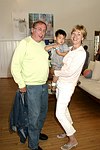 Alan, Evan, and Sally Waksman at the Hamptons Baby Beach Club Launch Party at Hampton Hall in Southampton on 6-21-04<br>photo by Rob Rich copyright 2004 516-676-3939<br>robwayne1@aol.com