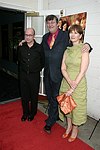 Mark Urman,Director Stephen Fry, and Deborah Davis at the Summer Screening of 'Bright Young Things' directed by Stephen Fry at the UA theatre in Easthampton, N.Y.<br> photo by Rob Rich copyright 2004 516-676-3939  robwayne1@aol.com