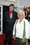 Director Stephen Fry and Executive Director of the Hamptons Film Festival Denise Kasell at the Summer Screening of 'Bright Young Things' directed by Stephen Fry at the UA theatre in Easthampton, N.Y.<br> photo by Rob Rich copyright 2004 516-676-3939  robwayne1@aol.com