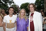 E.B. Sollis II, Grace Evans, and Nick Weil  at the Summer Screening of 'Bright Young Things' directed by Stephen Fry at the UA theatre in Easthampton, N.Y.<br> photo by Rob Rich copyright 2004 516-676-3939  robwayne1@aol.com