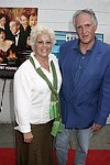 Executive Director of the Hampton Film Festival Denise Kasell and  Director Bob Giraldi  at the Summer Screening of 'Bright Young Things' directed by Stephen Fry at the UA theatre in Easthampton, N.Y.<br> photo by Rob Rich copyright 2004 516-676-3939  robwayne1@aol.com
