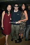  Rosalyn Jang, Robet Siebel, and Carey Lorenzo  on 5-28-04 at the Hampton Magazine Party at the Cabana in Southampton. photo by Rob Rich copyright 2004 <br>516-676-3939  robwayne1@aol.com