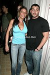  Andrea Somerville, and Joe Davino on 5-28-04 at the Hampton Magazine Party at the Cabana in Southampton. photo by Rob Rich copyright 2004 <br>516-676-3939  robwayne1@aol.com