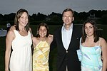 Robin Seegal, Mallory Seegal, Dick Alexander, and Hallie Seegal   at the 8th. Annual Orchid Ball  to benefit the Child Developement Center of the Hamptons on July 24, 2004 at the Villa Maria in Watermill. photo by Rob Rich copyright 2004 516-676-3939  robwayne1@aol.com