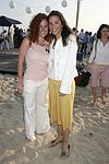 Holly Kristen and Rachel Harris at the annual Hamptons Clambake at Flying Point Beach in Watermill on 7-11-04<br>photo by Rob Rich copyright 2004 516-676-3939 robwayne1@aol.com