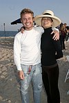 Helen and Tim Schifter at the annual Hamptons Clambake at Flying Point Beach in Watermill on 7-11-04<br>photo by Rob Rich copyright 2004 516-676-3939 robwayne1@aol.com
