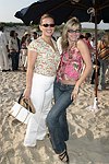 Tressa Weg Recanati and Arlene Kuljis at the annual Hamptons Clambake at Flying Point Beach in Watermill on 7-11-04<br>photo by Rob Rich copyright 2004 516-676-3939 robwayne1@aol.com