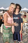 Jane and Mac Petrycki and at the annual Hamptons Clambake at Flying Point Beach in Watermill on 7-11-04<br>photo by Rob Rich copyright 2004 516-676-3939 robwayne1@aol.com
