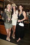 Mia Bauer, Joanne Cardone, and Tamar Press at  the Hamptons Magazine/Cole Haan event in Easthampton on <br>6-26-04. photo by Rob Rich copyright 2004 516-676-3939 robwayne1@aol.com  112 12th. Ave, Sea Cliff, N.Y. 11579 