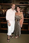 Jason Bauer and Erica Saiger at the Cole Haan event in Easthamtpon on 7-17-04<br>photo by Rob Rich copyright 2004  516-676-3939<br>robwayne1@aol.com