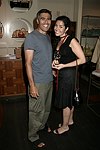 Said Dib and Alexandra Mansky at the Cole Haan event in Easthamtpon on 7-17-04<br>photo by Rob Rich copyright 2004  516-676-3939<br>robwayne1@aol.com