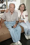 Roy and Gert Kaufman at Swinging Saturday at Cole Haan in Easthampton on 8-14-04.  photo by Rob Rich copyright 2004 516-676-3939  robwayne1@aol.com