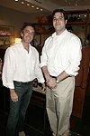  Richard Chilcott and Steve Garibell at Swinging Saturday at Cole Haan in Easthampton on 8-14-04.  photo by Rob Rich copyright 2004 516-676-3939  robwayne1@aol.com