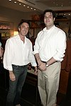  Richard Chilcott and Steve Garibell at Swinging Saturday at Cole Haan in Easthampton on 8-14-04.  photo by Rob Rich copyright 2004 516-676-3939  robwayne1@aol.com