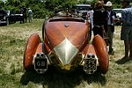The rear of the 1939 Lagonda V12 on 6-13-04 at the Concourse D'elegance at Sayre Park in Bridgehampton, N.Y.<br>photo by Rob Rich copyright 2004<br>516-676-3939 robwayne1@aol.com