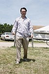 Jason Binn arrives on 6-13-04 at the Concourse D'elegance at Sayre Park in Bridgehampton, N.Y.<br>photo by Rob Rich copyright 2004<br>516-676-3939 robwayne1@aol.com