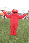 Elmo at the Albert Einstein College of Medicine's Family Day Carnival at the Villa Maria in Watermill on 8-15-04<br>  photo by Rob Rich copyright 2004 516-676-3939  robwayne1@aol.com