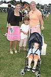 Jennifer Bruynesteyn, Henry, Alpine, and Charlie Shapiro at the Albert Einstein College of Medicine's Family Day Carnival at the Villa Maria in Watermill on 8-15-04<br>  photo by Rob Rich copyright 2004 516-676-3939  robwayne1@aol.com