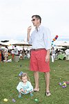 Emma and Dad at the Albert Einstein College of Medicine's Family Day Carnival at the Villa Maria in Watermill on 8-15-04<br>  photo by Rob Rich copyright 2004 516-676-3939  robwayne1@aol.com