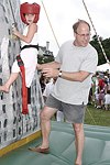 Ally and Phil Witt at the Albert Einstein College of Medicine's Family Day Carnival at the Villa Maria in Watermill on 8-15-04<br>  photo by Rob Rich copyright 2004 516-676-3939  robwayne1@aol.com
