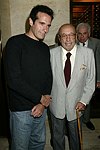 David Copperfield and Ahmet Ertegun at the anniversary party of the Four Seasons Restaurant on June22,2004 in Manhattan, N.Y.<br>photo byRob Rich copyright 2004 516-676-3939