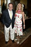 Joel Freedman and Audrey Contente at the Southampton residence of Jeff Furman on 6-19-04<br>photo by Rob Rich copyright 2004   516-676-3939