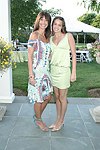 Carol and Danielle Press at the Southampton residence of Jeff Furman on 6-19-04<br>photo by Rob Rich copyright 2004   516-676-3939