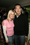 Lizzy Grubman and James Shu at the  XVII Annual Garden Gala benefit  at the Easthampton residence of Jerry della Femina and Judy Licht on 6-5-04<br>photo by Rob Rich copyright 2004  516-676-3939  robwayne1@aol.com