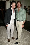 Kyle MacLachlan  and Gregg Connors at the God's Love We Deliver Mid Sumer Drinks party on 6-12-04 at the Southampton Estate of Don Burns and Gregg Connors  all photos by Rob Rich copyright 2004 516-676-3939