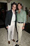 Kyle MacLachlan  and Gregg Connors at the God's Love We Deliver Mid Sumer Drinks party on 6-12-04 at the Southampton Estate of Don Burns and Gregg Connors  all photos by Rob Rich copyright 2004 516-676-3939