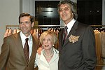 David Elder, Ellen Graham, and Tommy Tune at the book signing of THE BAD AND THE BEAUTIFUL by photographer ELLEN GRAHAM at Bergdorf Goodman on October 14, 2004 in Manhattan, N.Y.<br> photo by Rob Rich copyright 2004<br>516-676-3939<br>robwayne1@aol.com