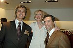 Tommy Tune, Ellen Graham, and David Elder at the book signing of THE BAD AND THE BEAUTIFUL by photographer ELLEN GRAHAM at Bergdorf Goodman on October 14, 2004 in Manhattan, N.Y.<br> photo by Rob Rich copyright 2004<br>516-676-3939<br>robwayne1@aol.com