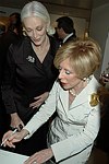 Ellen Graham and model Carmen Del’Orefice at the book signing of THE BAD AND THE BEAUTIFUL by photographer ELLEN GRAHAM at Bergdorf Goodman on October 14, 2004 in Manhattan, N.Y.<br> photo by Rob Rich copyright 2004<br>516-676-3939<br>robwayne1@aol.com
