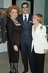 Georgette Mossbacher,  Jim Gold , and Ellen Graham  at the book signing of THE BAD AND THE BEAUTIFUL by photographer ELLEN GRAHAM at Bergdorf Goodman on October 14, 2004 in Manhattan, N.Y.<br> photo by Rob Rich copyright 2004<br>516-676-3939<br>robwayne1@aol.com