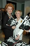 Georgette Mossbacher and Ellen Graham  at the book signing of THE BAD AND THE BEAUTIFUL by photographer ELLEN GRAHAM at Bergdorf Goodman on October 14, 2004 in Manhattan, N.Y.<br> photo by Rob Rich copyright 2004<br>516-676-3939<br>robwayne1@aol.com