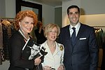 Georgette Mossbacher,  Jim Gold , and Ellen Graham  at the book signing of THE BAD AND THE BEAUTIFUL by photographer ELLEN GRAHAM at Bergdorf Goodman on October 14, 2004 in Manhattan, N.Y.<br> photo by Rob Rich copyright 2004<br>516-676-3939<br>robwayne1@aol.com