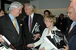 Steven Lohring and guests at the book signing of THE BAD AND THE BEAUTIFUL by photographer ELLEN GRAHAM at Bergdorf Goodman on October 14, 2004 in Manhattan, N.Y.<br> photo by Rob Rich copyright 2004<br>516-676-3939<br>robwayne1@aol.com