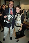 Hunt Slonem and Andrea Stark  at the book signing of THE BAD AND THE BEAUTIFUL by photographer ELLEN GRAHAM at Bergdorf Goodman on October 14, 2004 in Manhattan, N.Y.<br> photo by Rob Rich copyright 2004<br>516-676-3939<br>robwayne1@aol.com