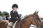 Leah Lane  at the 29th. Annual Hampton Classic Horse Show in Bridgehamtpon.<br>photo by Rob Rich copyright 2004<br>516-676-3939<br>robwayne1@aol.com
