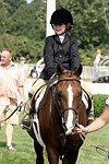 Leah Lane  at the 29th. Annual Hampton Classic Horse Show in Bridgehamtpon.<br>photo by Rob Rich copyright 2004<br>516-676-3939<br>robwayne1@aol.com