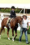 Leah Lane  at the 29th. Annual Hampton Classic Horse Show in Bridgehamtpon.<br>photo by Rob Rich copyright 2004<br>516-676-3939<br>robwayne1@aol.com