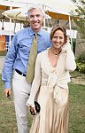 Scott Evans and Kelly Klein at the Hampton Classic Horse Show on September 5, 2004  in Bridgehampton, N.Y.<br> (photo by Rob Rich copyright 2004 516-676-3939)