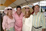 Michelle Boxer, Gregg and Debra Wasser, and Steven Boxer at the Hampton Classic Horse Show on September 5, 2004  in Bridgehampton, N.Y.<br> (photo by Rob Rich copyright 2004 516-676-3939)