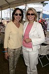 Sale Johnson and  Blake Linder at the Hampton Classic Horse Show on September 5, 2004  in Bridgehampton, N.Y.<br> (photo by Rob Rich copyright 2004 516-676-3939)